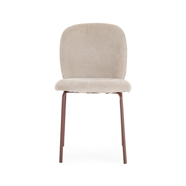 CaliCosy Stoelen set van 4 in stoffen met metalen poten, h85 cm noa 3539355 large