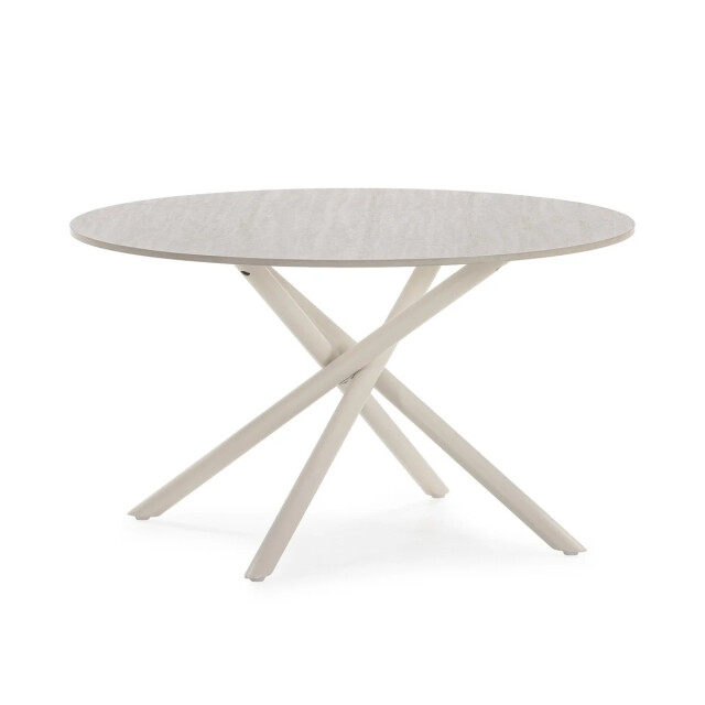 CaliCosy Salontafel met travertijnlook Ø80 cm ysia 3539094 large