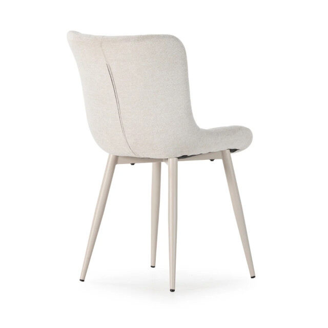 CaliCosy Stoelen set van 4 in gewatteerde stof met metalen poten h85 cm maË 3539241 large