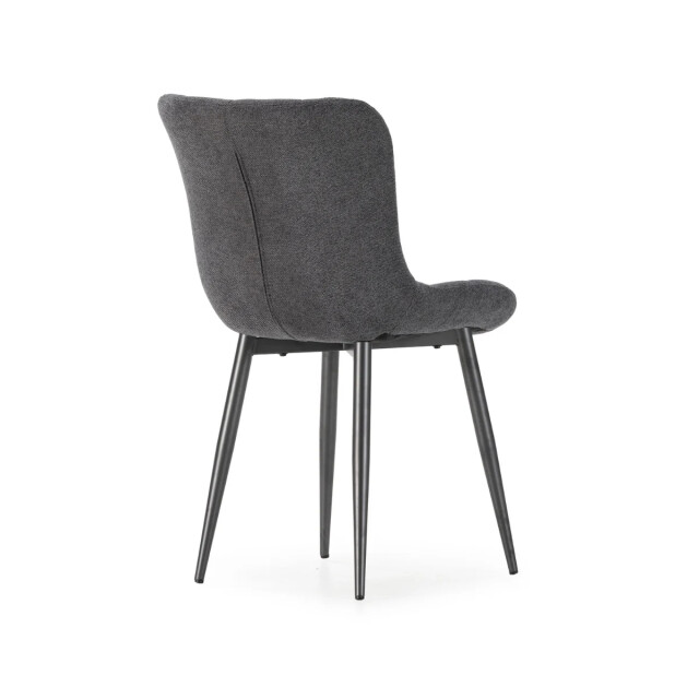 CaliCosy Stoelen set van 4 in gewatteerde stof met metalen poten h85 cm maË 3539279 large