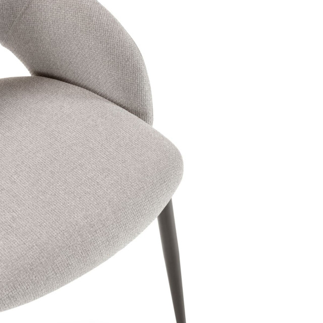 CaliCosy Stoelen set van 2 in stoffen met metalen poten, h84 cm lila 3539155 large