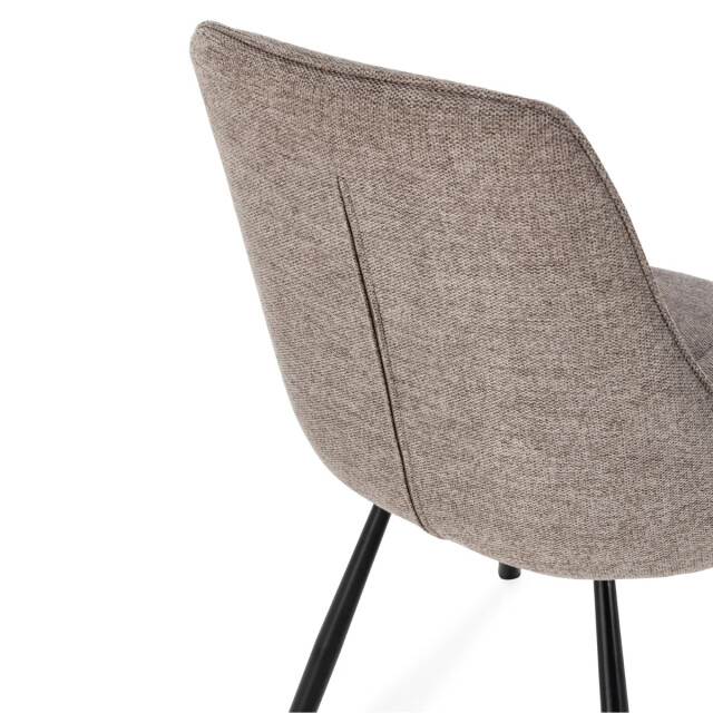 CaliCosy Stoelen set van 4 in stof met metalen poten, h85 cm nory 3539165 large