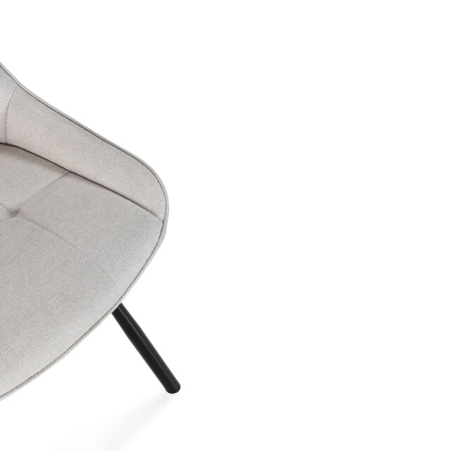 CaliCosy Stoelen set van 4 in stof met metalen poten, h85 cm nory 3539162 large