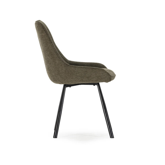 CaliCosy Stoelen set van 4 in stof met metalen poten, h85 cm nory 3539169 large