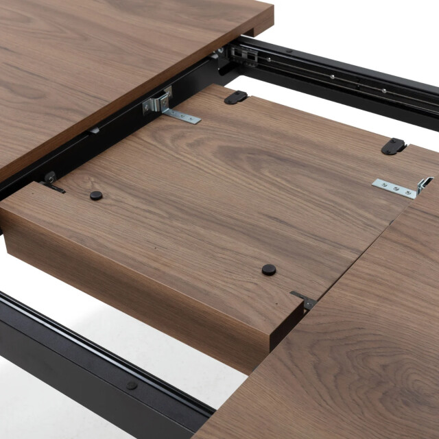 CaliCosy Tafel uitschuifbare van 138 tot 178 cm, donker eiken irma 3539080 large