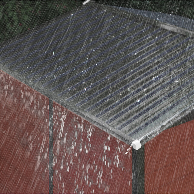 4goodz Gereedschapsschuur weerbestendig staal 2,40x2,06x1,98 cm - 3538169 large