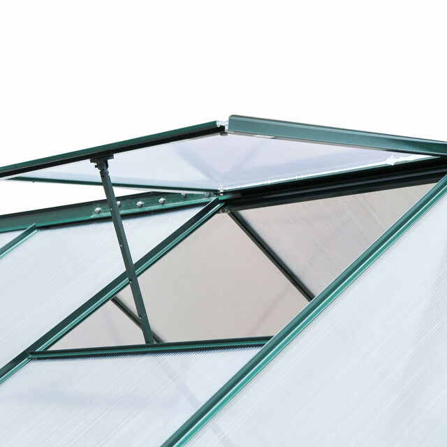 4goodz Tuinkas aluminium met polycarbonaat en kantelraam 190x252x201 cm 3539171 large