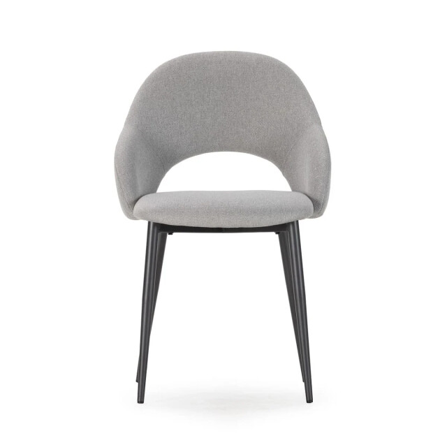 CaliCosy Stoelen set van 2 in stoffen met metalen poten, h84 cm lila 3539155 large