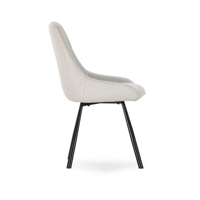 CaliCosy Stoelen set van 4 in stof met metalen poten, h85 cm nory 3539162 large