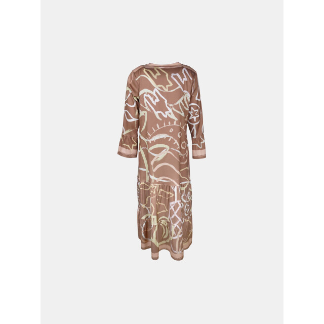 Mucho Gusto Jurk oslo geschilderde patchwork MUCHO GUSTO® Jurk Oslo Geschilderde Patchwork large