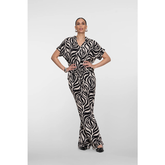 Geisha 61230-70 999 pants bi-color black/sand 61230-70 999 large