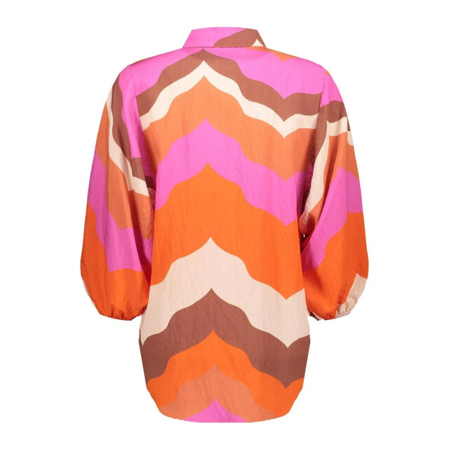 Geisha 63216-20 718 blouse ecru/brown/cassis 63216-20 718 large