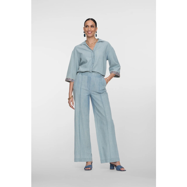 Geisha 61184 70 635 pants chambray jeansblue 61184_70 635 large