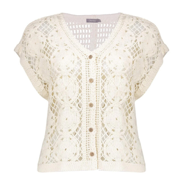 Geisha 64001-10 718 vest crochet ecru 64001-10 718 large