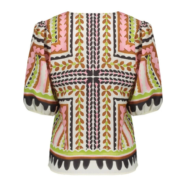 Geisha 63255-20 718 top ecru/pink/cactus 63255-20 718 large