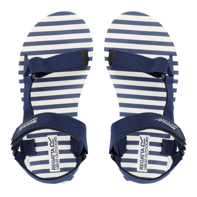 Regatta Dames lady vendeavour stripe sandalen UTRG12881_navy large