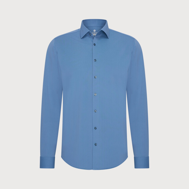 Blue Industry Het stretch overhemd | 6100.61-BLUE large