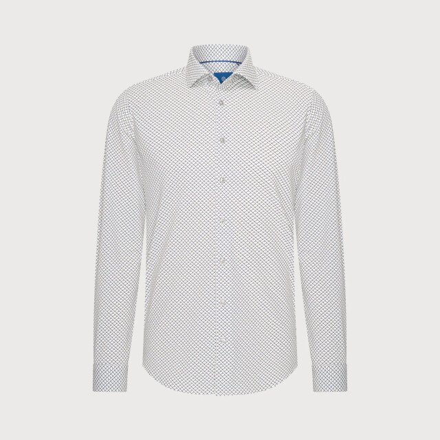 Blue Industry Het geprinte overhemd | 6105.61-NAVY large