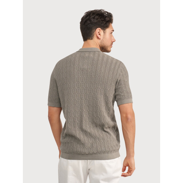 Blue Industry Het gebreide korte mouw overhemd | KBIS26-M10 large