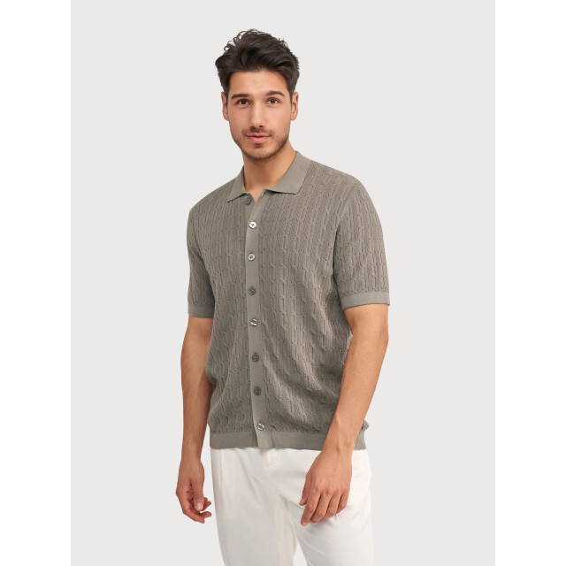 Blue Industry Het gebreide korte mouw overhemd | KBIS26-M10 large