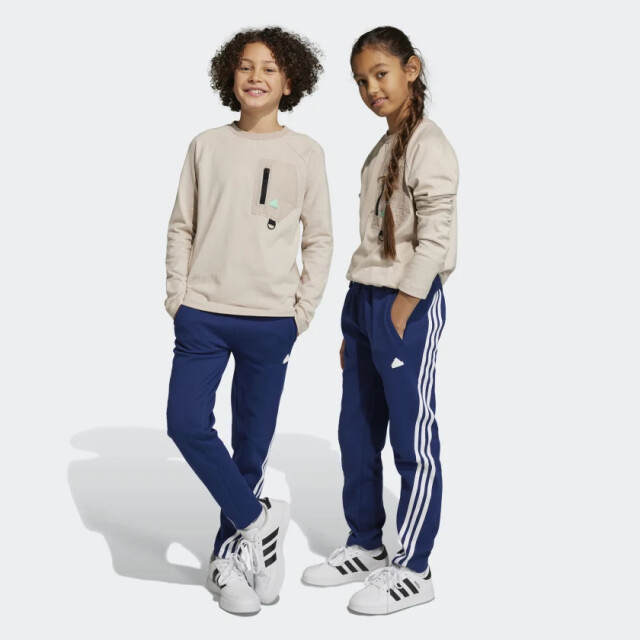 Adidas Joggingbroek junior HZ4117 U FI 3S PT,DKBLUE/WHITE large