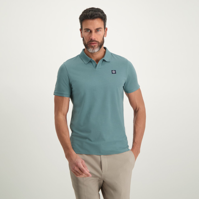 Blue Industry Luxe basic v-hals polo KBIS24-M38 large