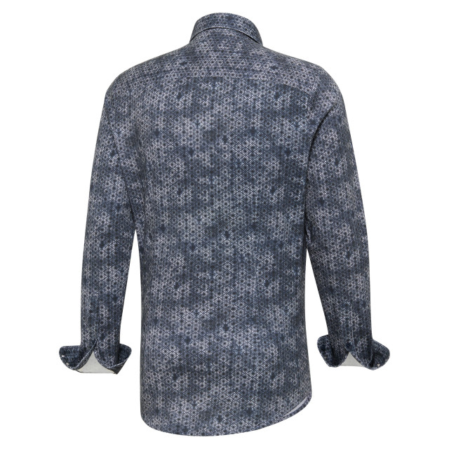 Blue Industry Overhemd jersey, bloemen motief 2721.22 large