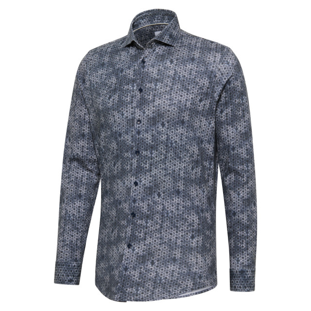 Blue Industry Overhemd jersey, bloemen motief 2721.22 large