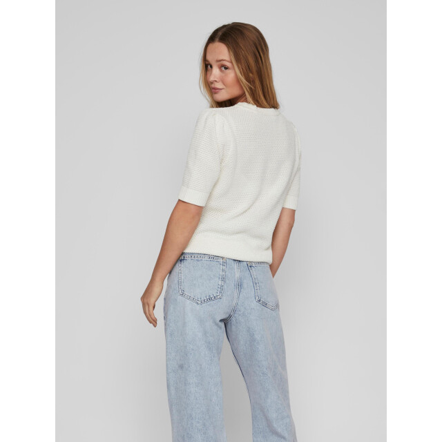 Vila Vidalo o-neck s/s knit top/su noo 14084421 large