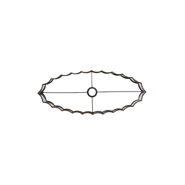 Light & Living Lampenkap ovaal disli - 58x24x27cm 3013545 large