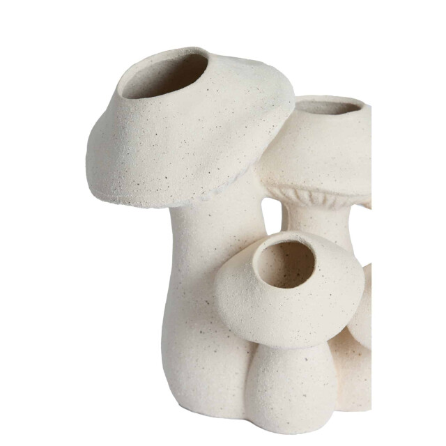 Light & Living Vaas mushroom crème 31.5x20.5x27.5cm 3513873 large