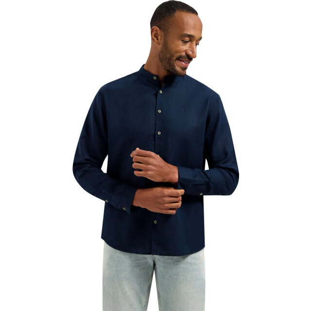 No Excess Shirt with linen granddad night 31470218SN-078 large