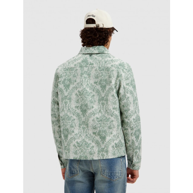 Pure Path 26010202 14 heren overshirt - flower zipped 14/26010202 large