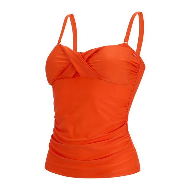 Regatta Dames aceana iii effen tankini top UTRG12891_tangerinetango large