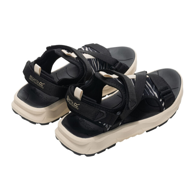 Regatta Dames lito zebraprint sandalen UTRG12906_blackwhite large