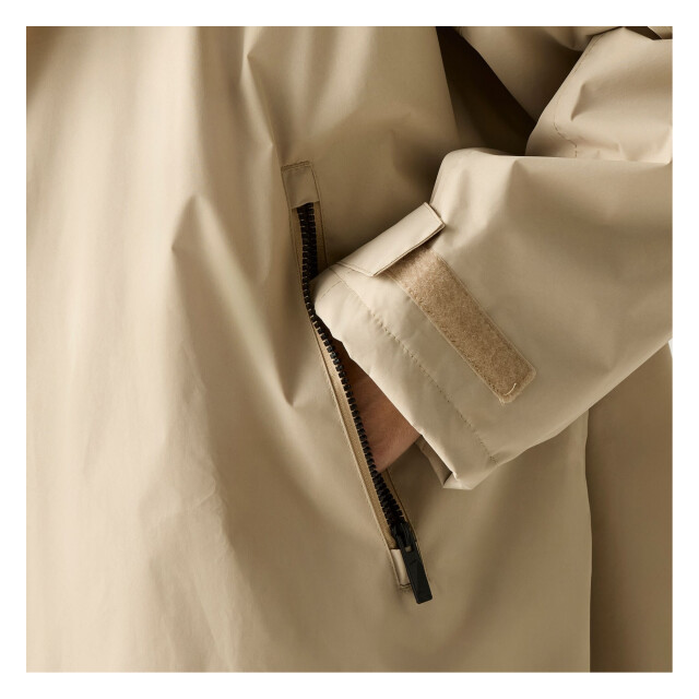 Regatta Waterdichte, abstracte, bloemige badjas voor volwassenen UTRG12899_whitepepper large