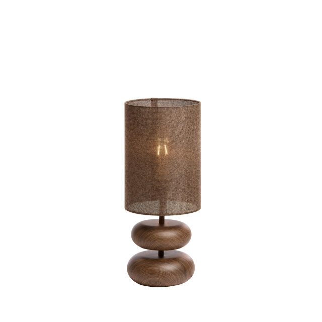 Light & Living Tafellamp danialo bruin Ø22cm 2951052 large
