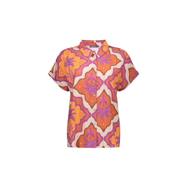 Geisha 63247-20 blouse mango/purple 63247-20 blouse mango/purple large