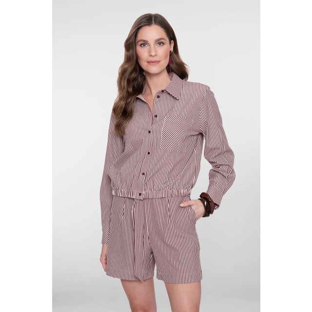 Geisha 63227-20 blouse met bordeaux streep 63227-20 Blouse met bordeaux streep large