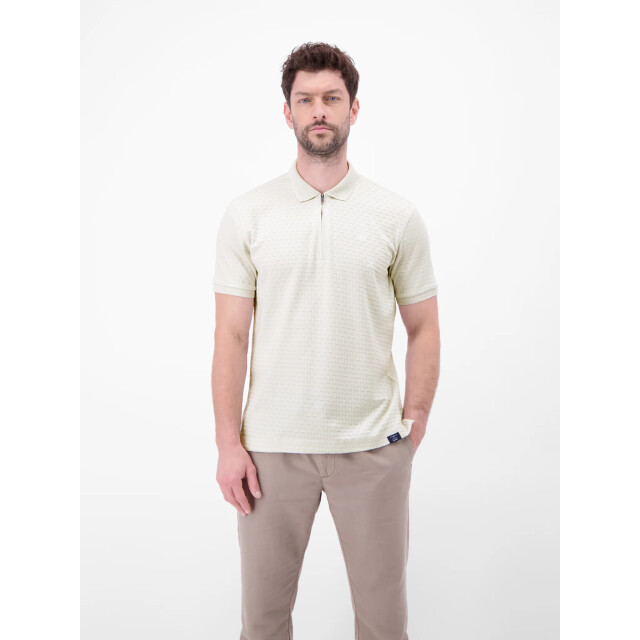 Lerros Heren polo 2633219 116 cloudy white Lerros Polo 2633219 116CloudyWhite large