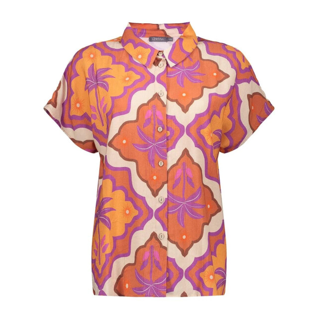 Geisha 63247-20 718 blouse ecru/mango/purple 63247-20 718 large