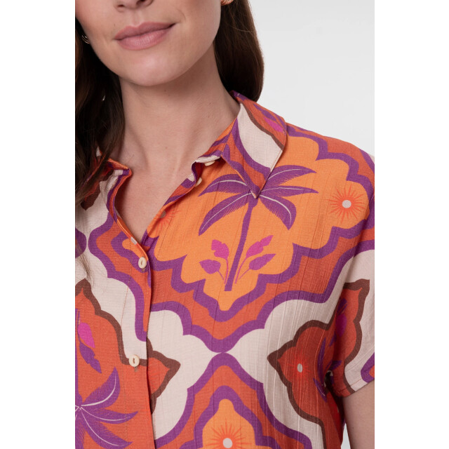 Geisha 63247-20 718 blouse ecru/mango/purple 63247-20 718 large