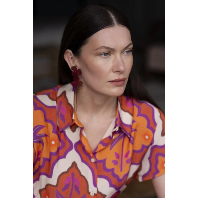 Geisha 63247-20 718 blouse ecru/mango/purple 63247-20 718 large