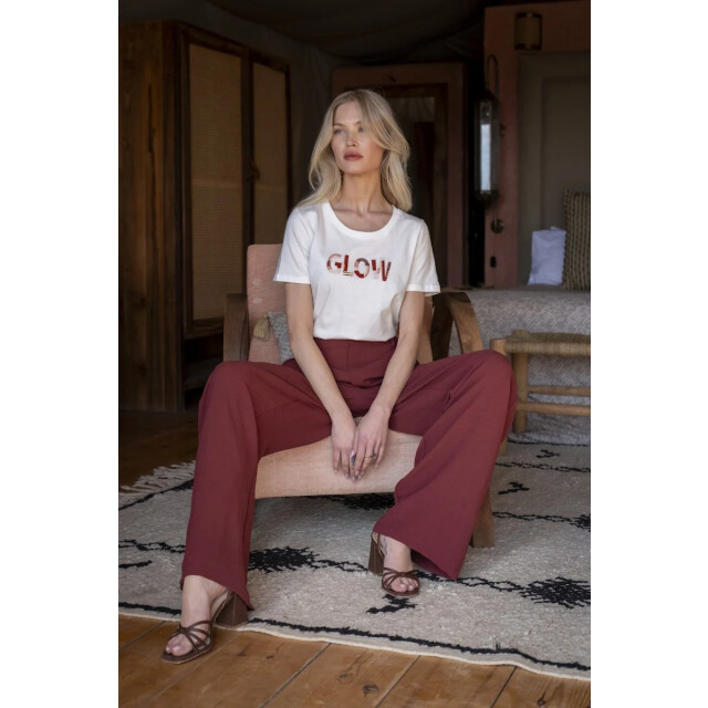 Geisha 62084-41 010 t-shirt glow off-white/light pink 62084-41 010 large