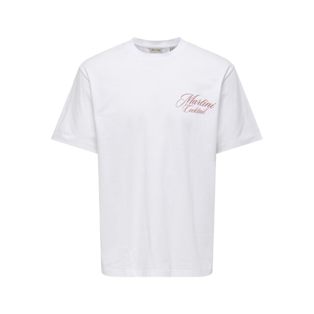 Only & Sons Onsfred life rlx ss print tee noos off-white 5339.02.0028 large