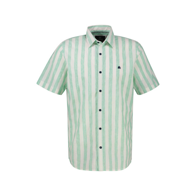 Lerros Heren overhemd 2632020 621 mint water Lerros Overhemd 2632020 621MintWater large