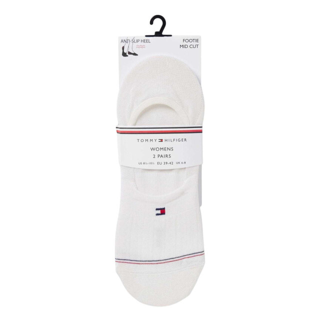 Tommy Hilfiger Dames no-show sokken (set van 2) UTNA1365_white large