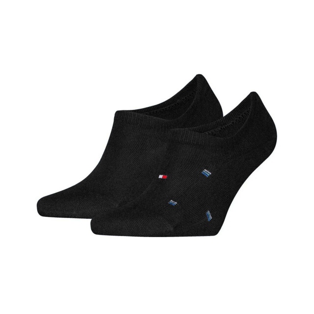 Tommy Hilfiger Enkelsokken met logo voor heren (set van 2) UTNA1371_black large