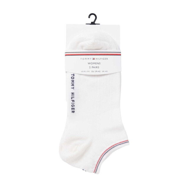 Tommy Hilfiger Dames enkelsokken (pak van 2) UTNA1364_white large