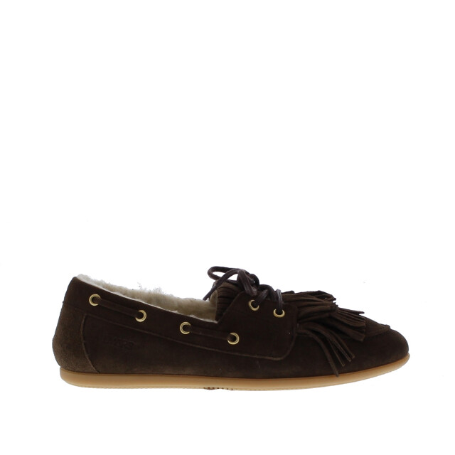 DWRS Label Latty teddy dames bootschoen | maat: | kleur: | dames sneakers | materiaal: suède 110968 large